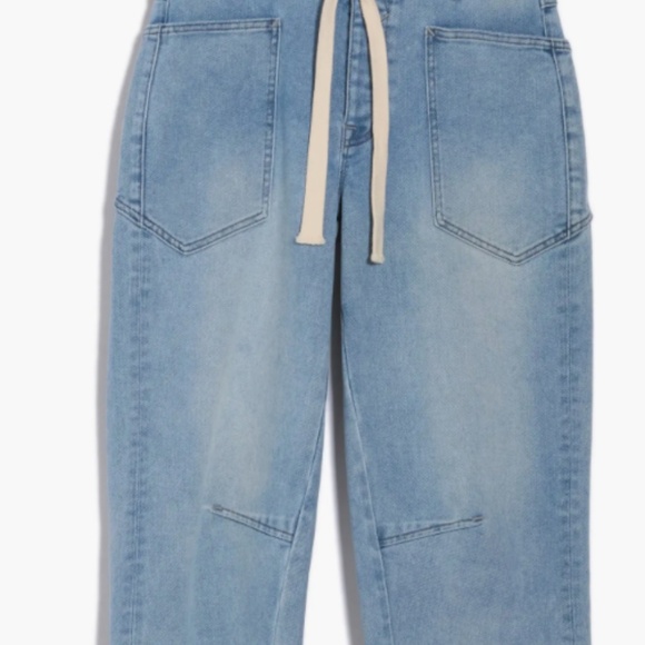 Baggy Porkchop Pocket Ankle Crop Jeans Size 27 - Picture 9 of 10